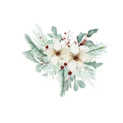 Free book club clipart of muted Christmas bouquet